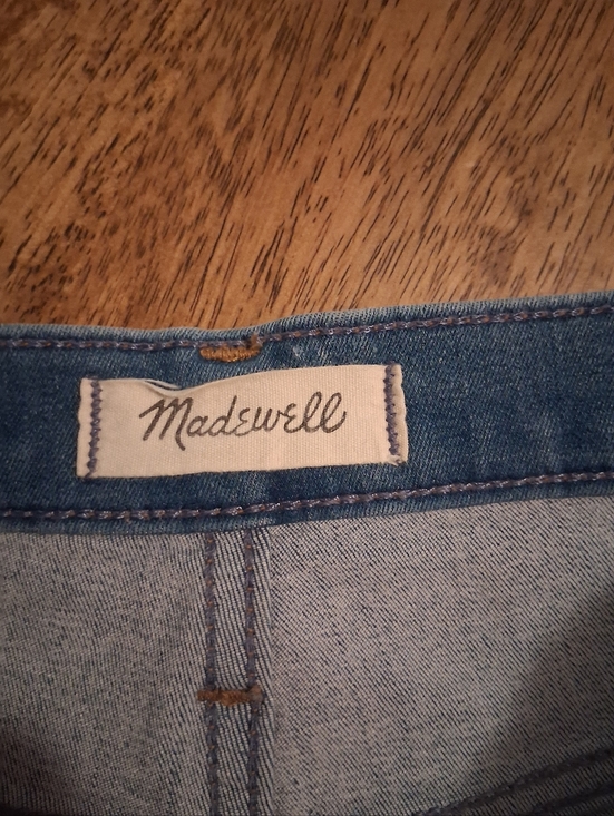 Madewell 10" High Rise Jeggings Distressed Light Wash 24 - Picture 4 of 6